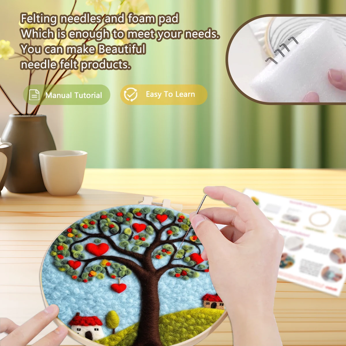 RUOPOTY Needle Felting Kit Hom - đánh giá và giá Home Decor Diy Ideas