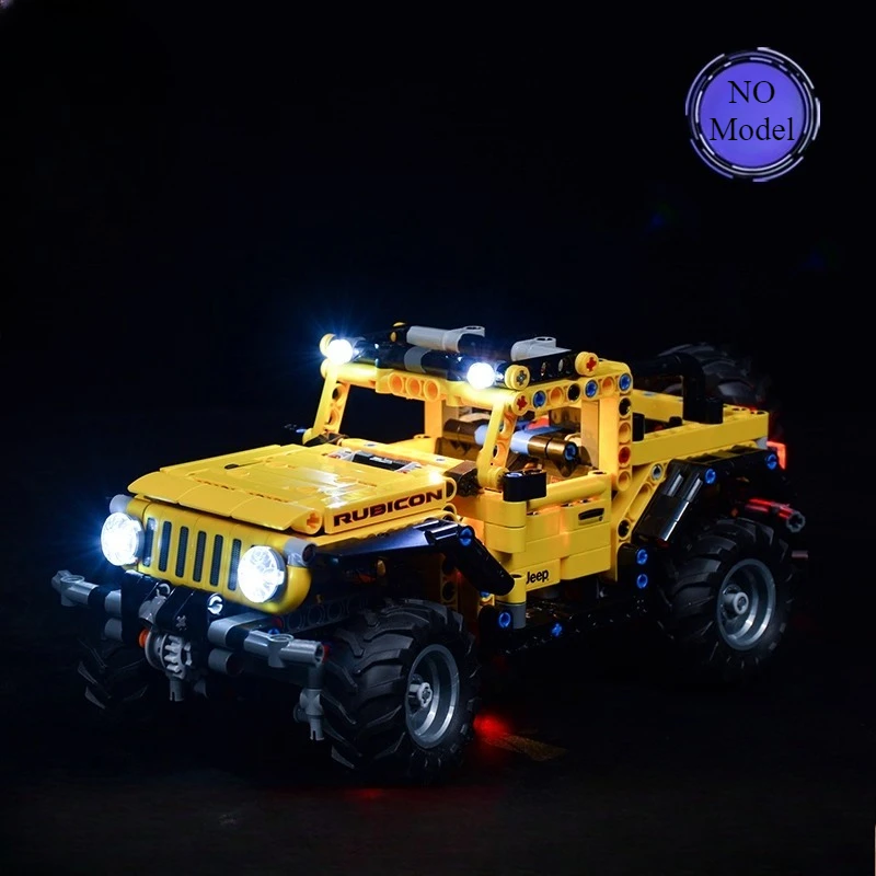 

Набор светодиодного освещения, подходящий для LEGO Jeep Wrangler 42122, строительные блоки, кирпичи, лампа «сделай сам», набор игрушек, модель в комплект не входит