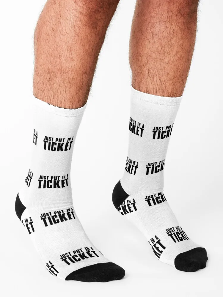 Just put in a ticket helpdesk Socks Christmas sport christmas gifts Run Designer Man Socks Women's