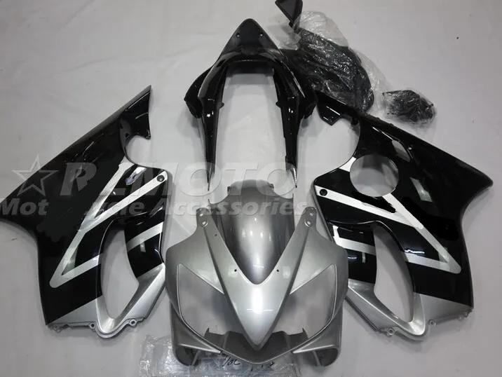 NEW ABS Fairings Kits Fit For CBR600 F4i 2004 2005 2006 2007 04 05 06 07 Bodywork Set Custom Black Grey