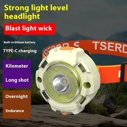 Rechargeable Headlamp Flashlight Bright LED Waterproof Headlights Emergency Head Lamp Camping Fishing Head Light