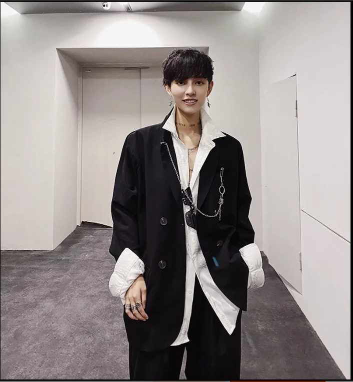 

2023 Fashion Casual Suit Outerwear Trend Korean Version Loose Long Sleeve