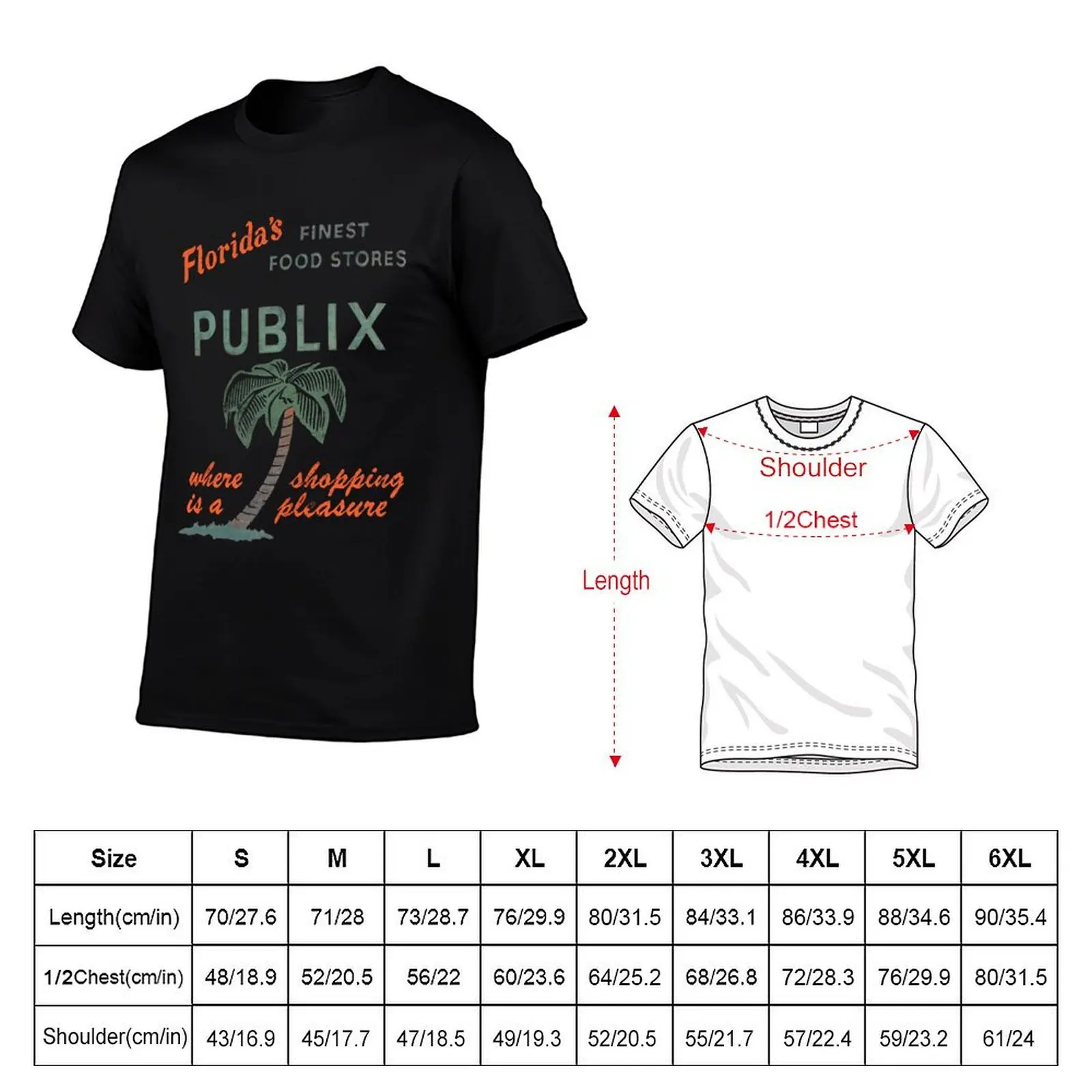 Publix ---- Vintage Store Aesthetic T-Shirt Blouse korean fashion mens t shirts pack