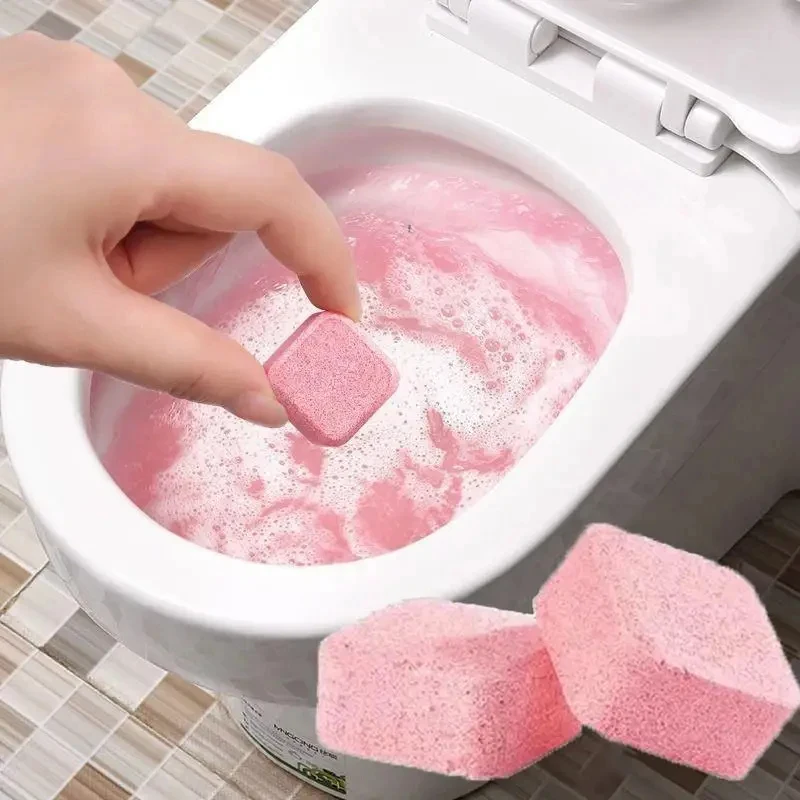 10-40Pcs Automatic Toilet Bowl Cleaner Effervescent Tablet For Toilet Fast Remover Urine Stain Deodorant  Dirt Toilet Cleanin
