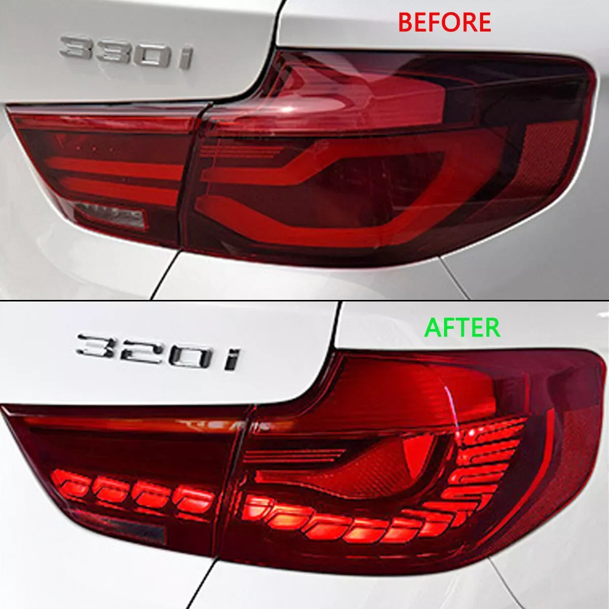 Tail Lights Red For BMW F34 3 Series 330i 340i GT 2013-2019 LED Tail Light Lamps Assembly Automotive Signal Lamp Plug and Play view 3