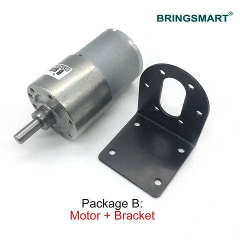 Bringsmart JGB37-3530 Växelmotor Högt vridmoment 12v DC-motor 7-960rpm Motor Reduktionsväxellåda Lådmotor Elektrisk Reversibel 10 best sales växelmotor - №10