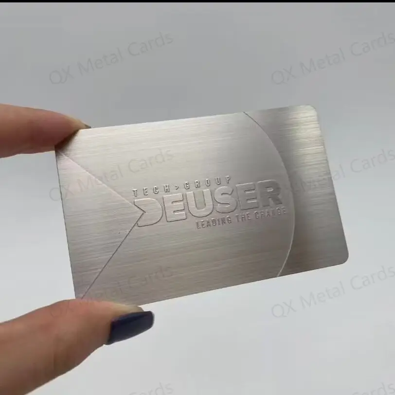 Metal Business Cards | Personalized Designs with Brushed, Matte & Mirror Finishes, NFC & Smart QR Codes