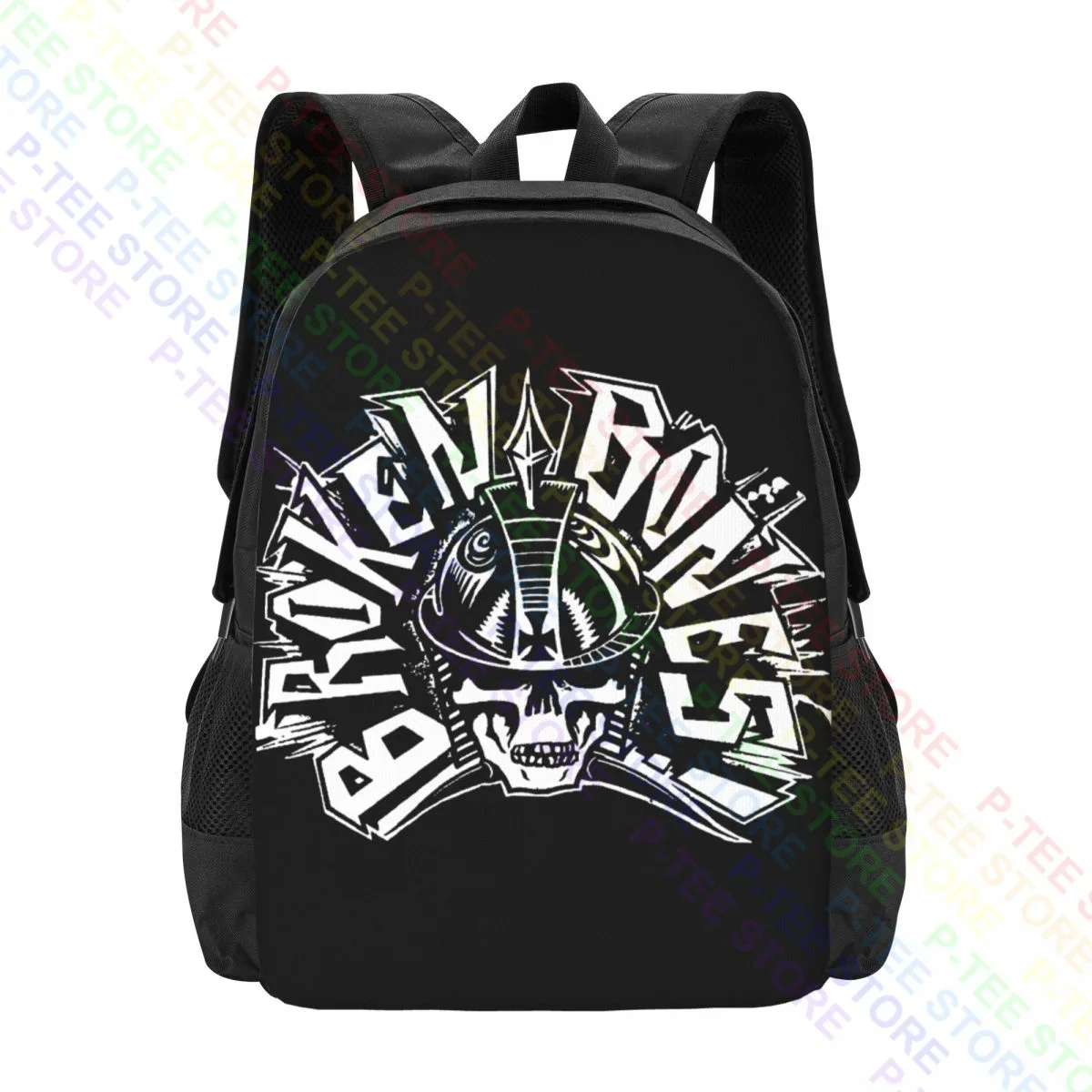 Broken Bones Discharge Disclose Exploited Gbh Jerzees SkateBackpack Large Capacity Vintage Riding Backpack