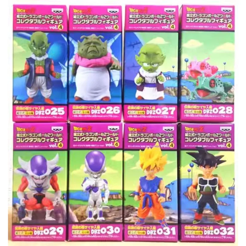 

Original Bandai Banpresto WCF DWC Dragon Ball Z Vol.4 Gashapon Qversion Anime Action Figure Model Toys Gifts Collection Ornament