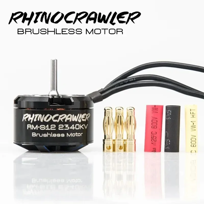 

RHINOESC 40A-S12 80A-S20 AM32 RC Crawler ESC Brushless Motor Porwer Systm for 1/10 TRX4 SCX10 MOA Shafty Truck