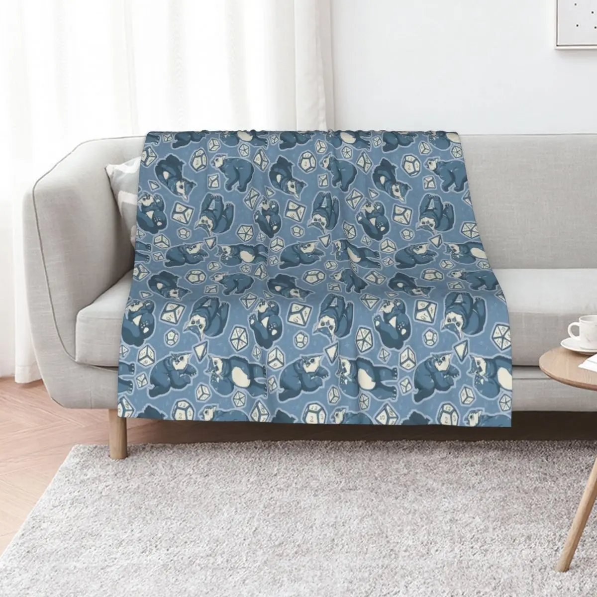 

Blue Owlbears Throw Blanket Giant Sofa Bed Soft Beds Custom Blankets