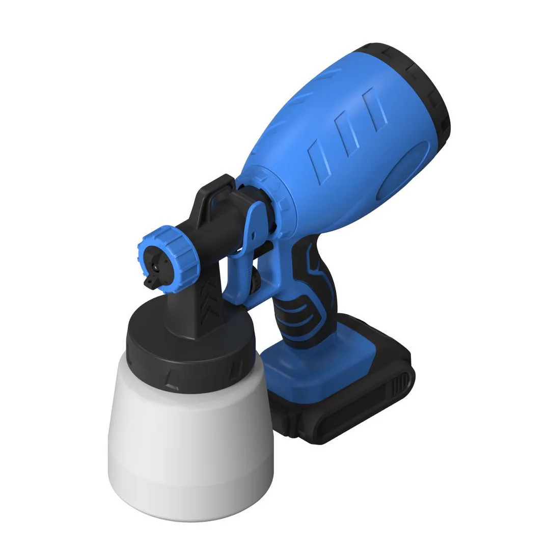 # Hot Sales Factory Li-ion 21V Battery Electric Cordless Paint Sprayer 5 Nozzle Optional Power Spray Gun
