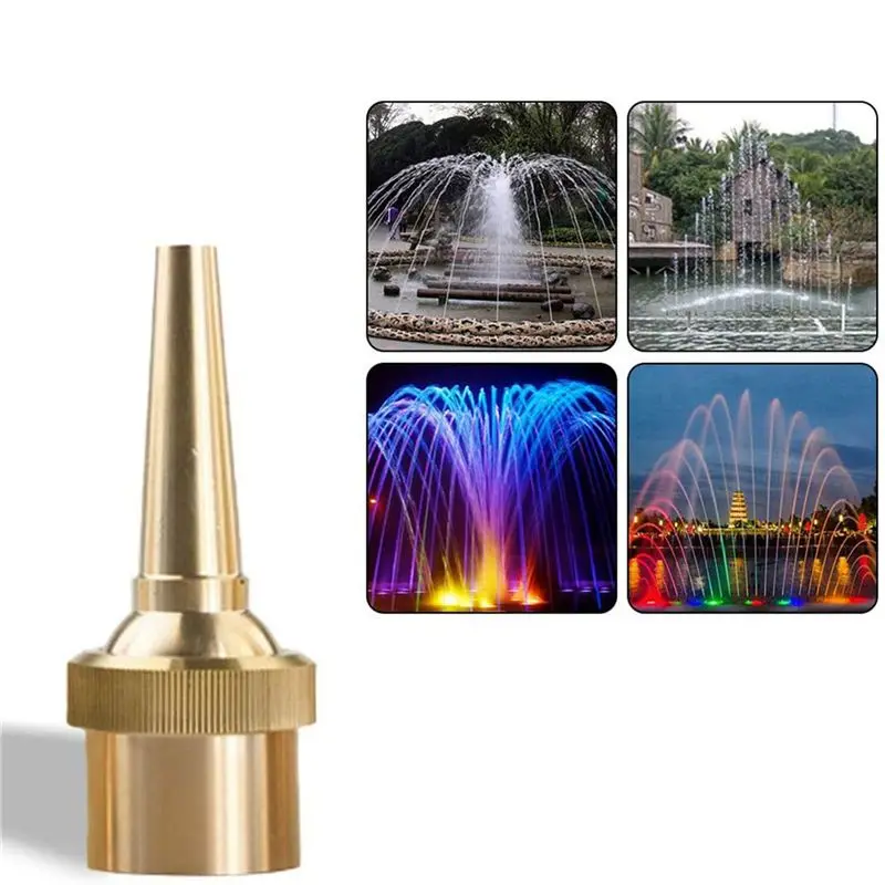 AS60-12 PCS Fountain Nozzle Head G1/2 DN15 Adjustable Direction Jet Water Spray Sprinkler Head For Garden Pond Amusement Park