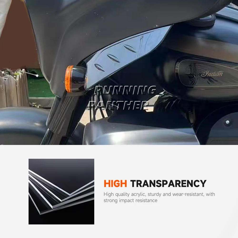 2019-2024 لـ Roadmaster الهندي Dark Horse/Limited/Chieftain Limited/Dark Horse مجموعة سبويلر جانبية للدراجة النارية منحرف هدية