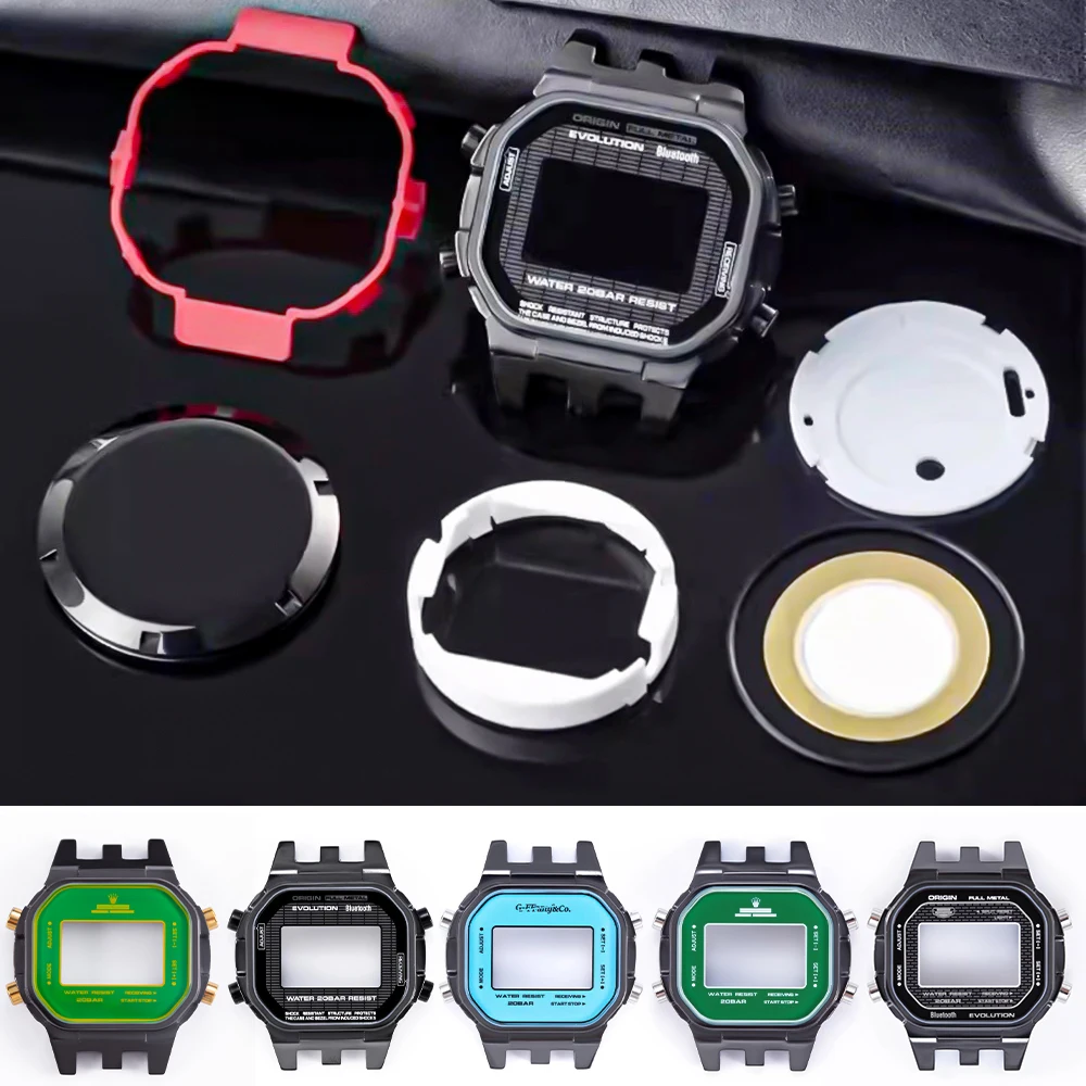 For DW5600 modification B5000 all metal evolution movement universal for GMW-B5000 watch case For 3229 Movement modification acc