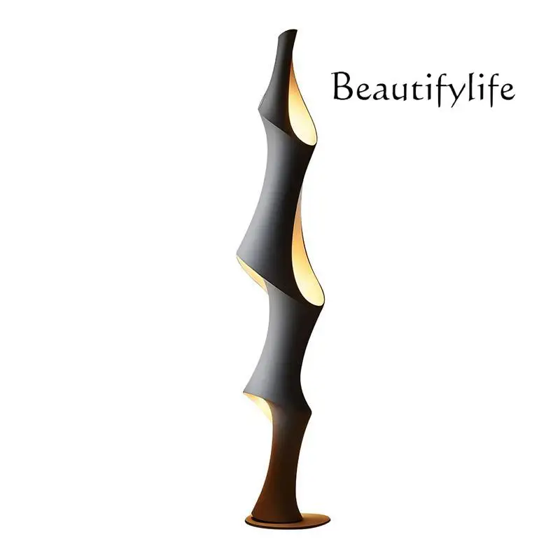 

New high-end Japanese retro custom floor art wind bamboo silk bedroom study decoration