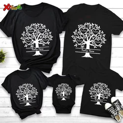 Family Matching Outfits Personalized Name Shirt Family Couple Clothes Custom Tee Outfit Toddler Baby T Shirts Daddy Mommy Shirt