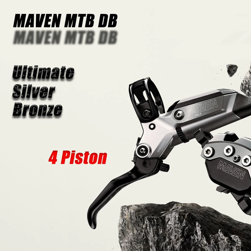 2024 new SRAM MAVEN Ultimate Silver Bronze MTB 4 Piston hydraulic