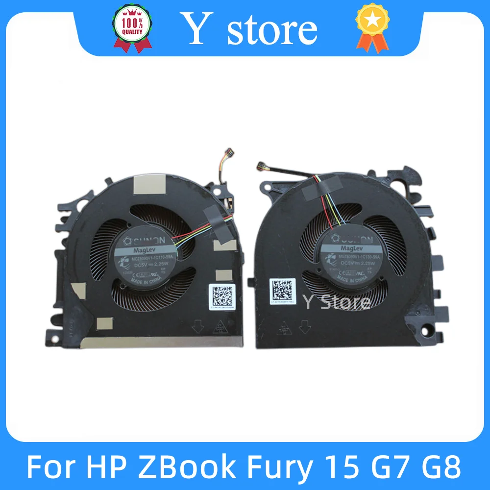 

Y Store новый вентилятор охлаждения процессора ноутбука, радиатор для HP ZBook Fury 15 G7 G8 ND75C52 19L05 ND75C53 19L06, быстрая доставка