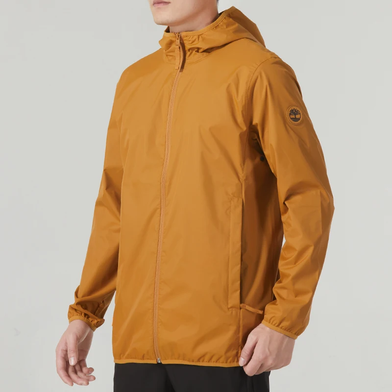 Timberland Jacket Men's Outdoor Hiking and Mountaineering Jacket Comfortable Woven Hooded Jacket A2Etnp47