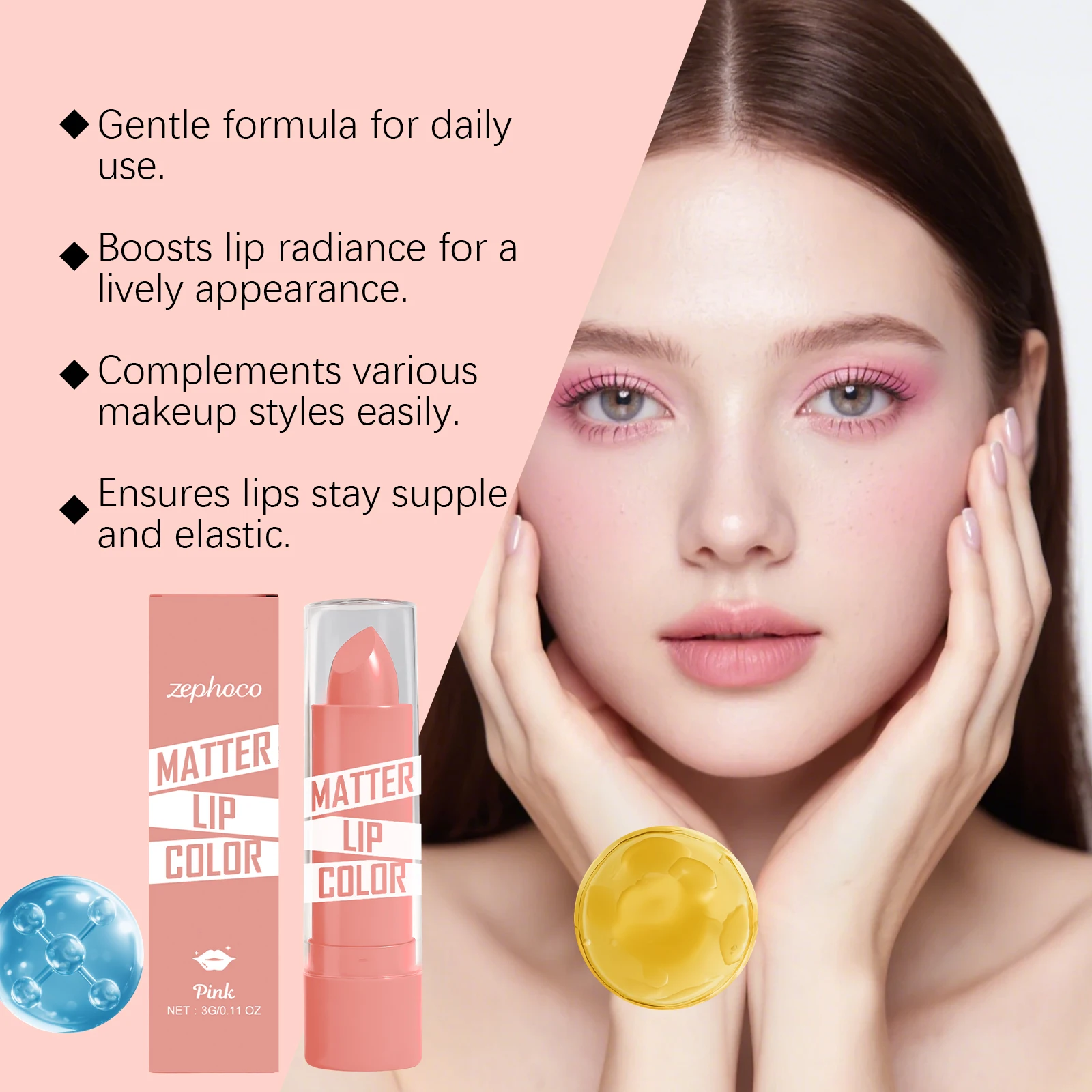 Moisturize Lipstick Hydrating Longlasting Non-sticky Lightweight Multi-color Relieve Dryness Lip Augmentation Lipsticks Cosmetic