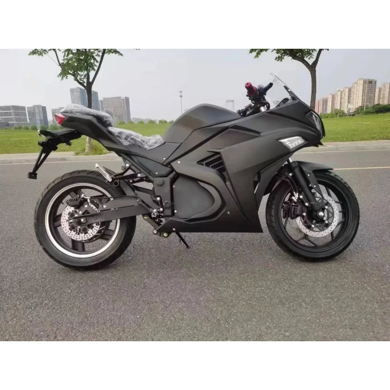 High Speed Street Legal Long Range Dp Heavy Duty Motorcycle 5000w 8000w 10000w Adult Electric Racing Motorcycle