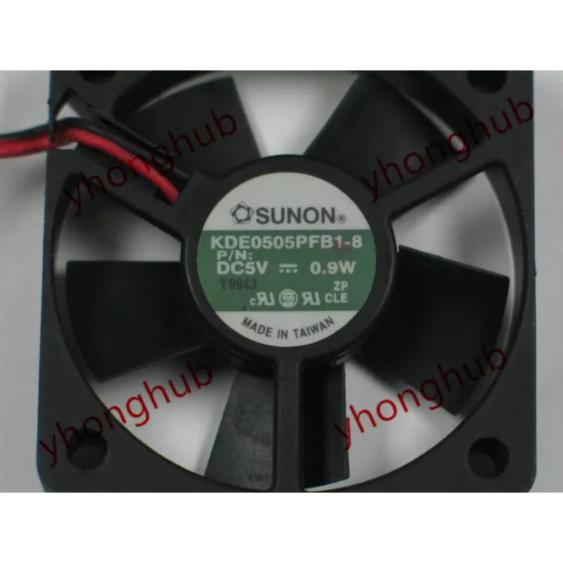 

SUNON KDE0505PFB1-8 Вентилятор охлаждения сервера постоянного тока 5 В 0,9 Вт 50x50x10 мм