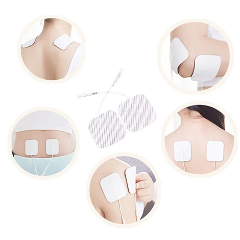 

50/20/10Pcs TENS Electrode Pads Acupuncture Therapeutic Pulse Massage Pad Adhesive Replacement Patch Electrode Replacement Patch