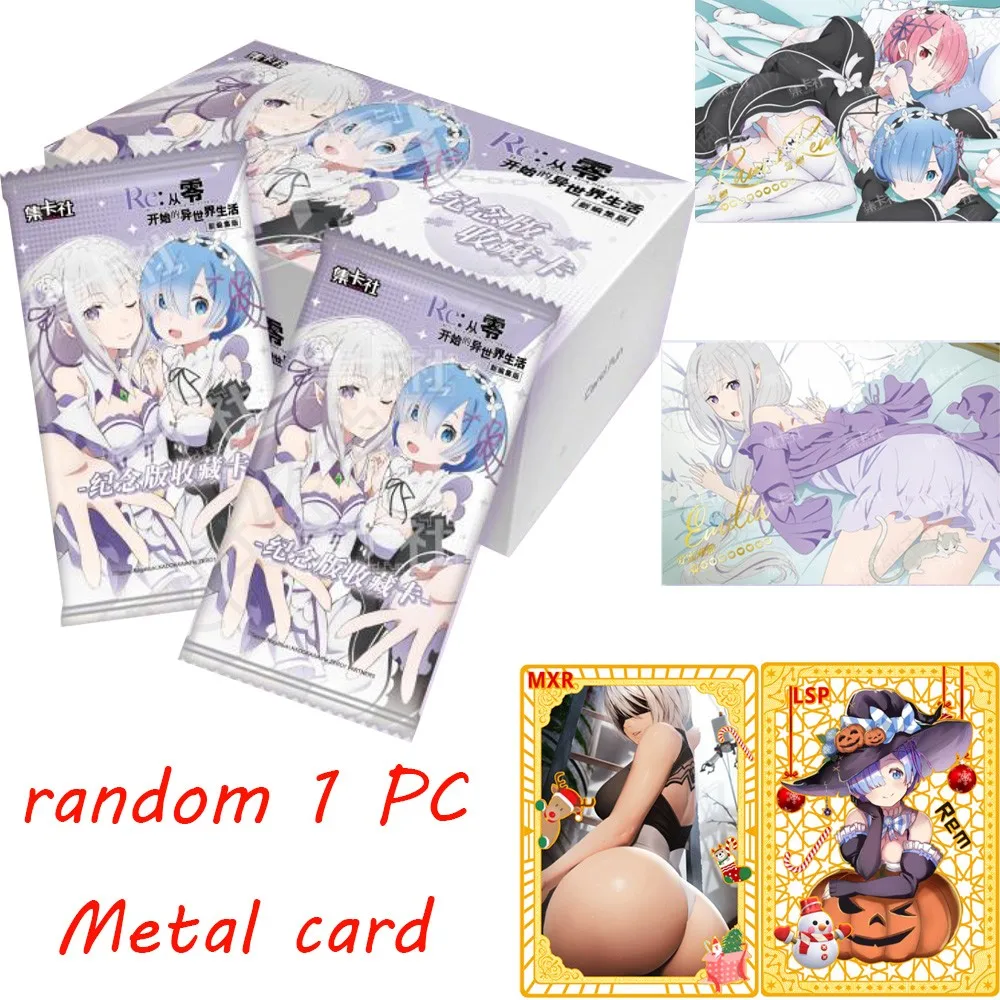 

Goddess Story Re:life In A Different World From Zero Rem Anime Girl Swimsuit Bikini Feast Booster Box Doujin Toys And Hobby Gift