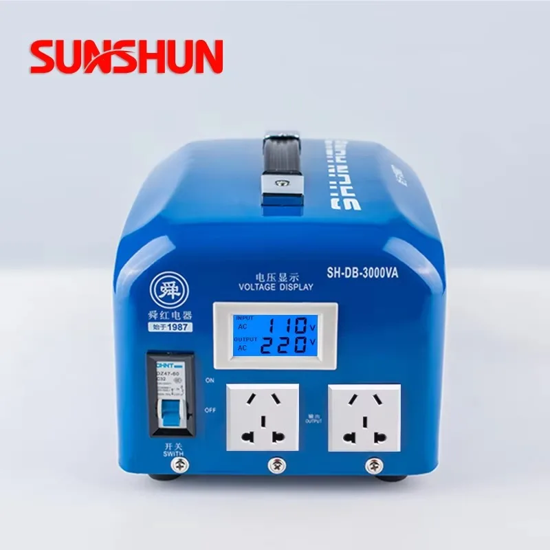 High Quality 3000W Dry-Type Power Frequency Converter 110V/220V Industrial Step Transformer 3000VA 3KW 50Hz