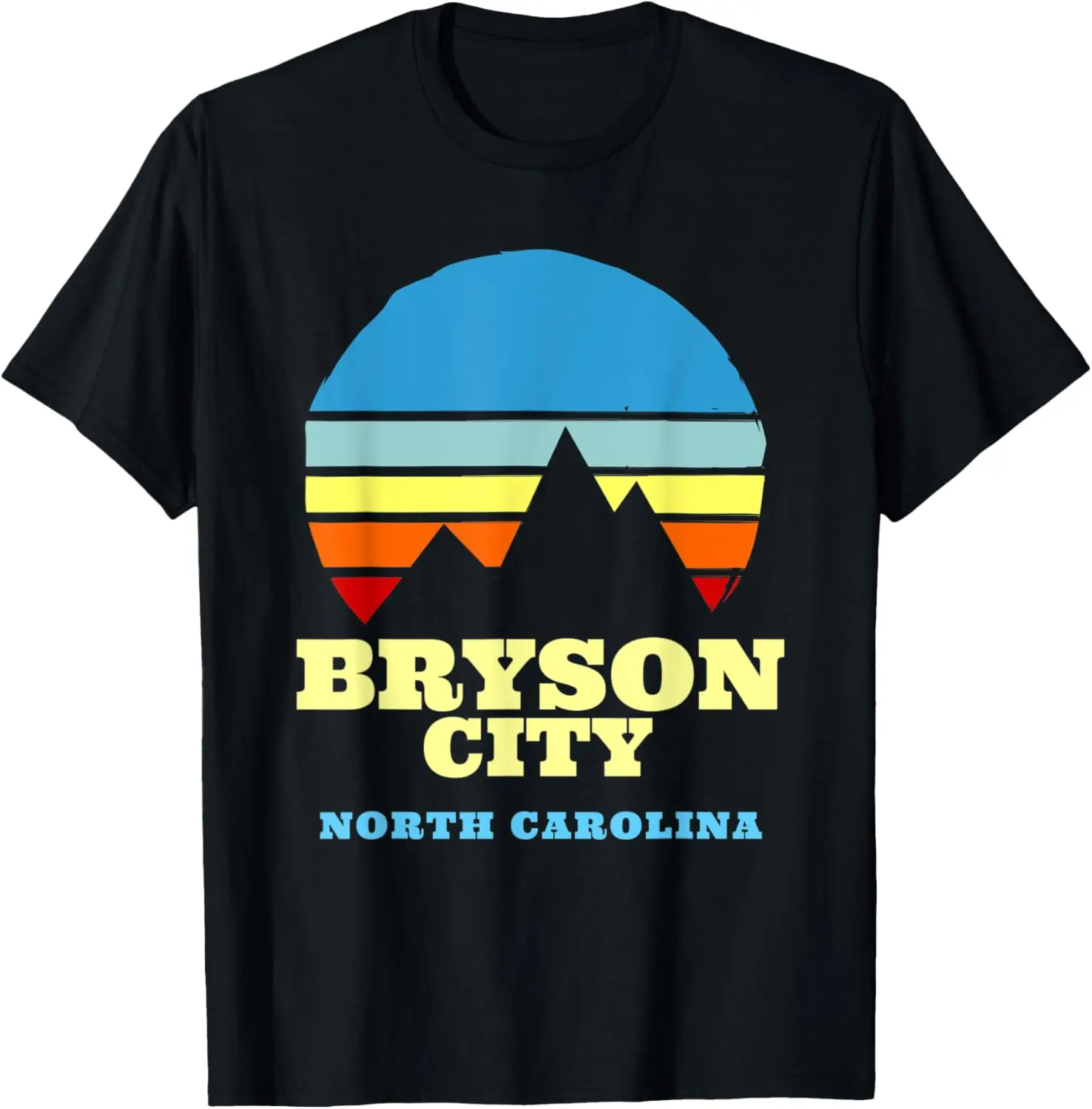 

Футболка Bryson City North Carolina Retro Mountain