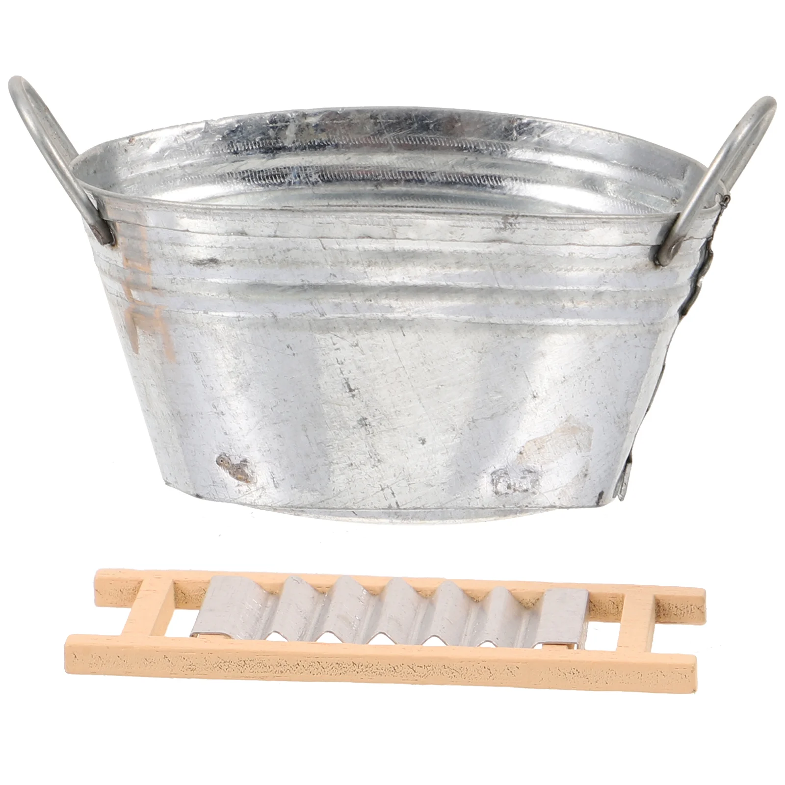 House Props Childrens Toys Interesting Mini Decor Landscaping Miniature Metal