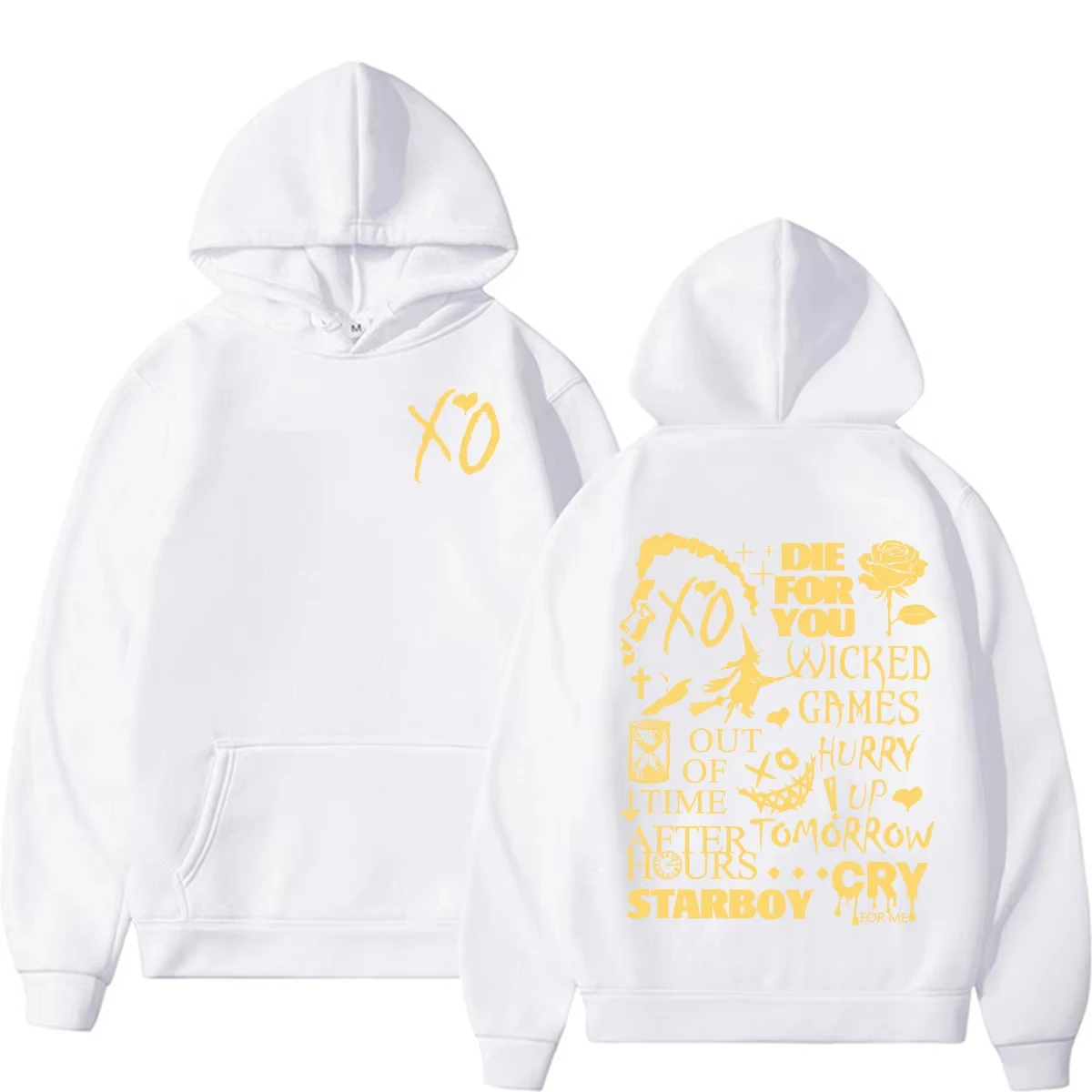 The Weeknd After Hours Til Dawn Album Song Lyrics Kapuzenpullover für Herren und Damen, Harajuku Retro Gothic Sweatshirt, Langarm, Oversized Hoodie – Detail 18