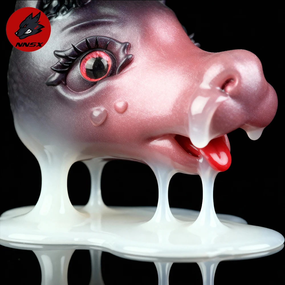 NNSX Fetish Animal Male Masturbator Moose Mouth Deep Throat Silicone Pocket Pussy Blowjob Sex Toys for Men Masturbation Oral Sex