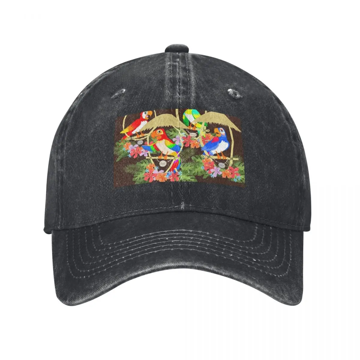 

Tiki Room Welcome to our Tropical Hideaway Poster Baseball Cap funny hat Snapback Cap Female Men's