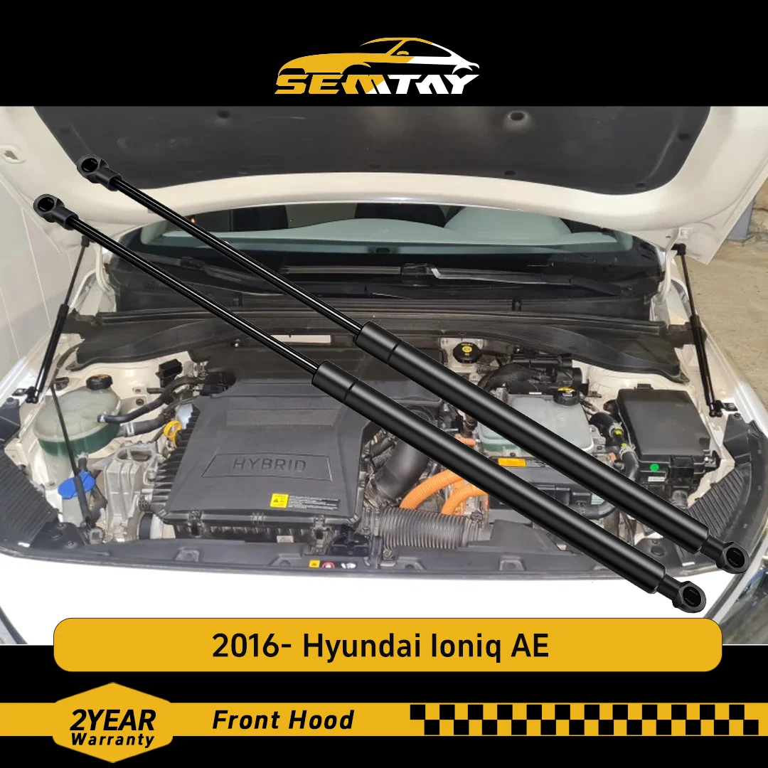 

SEMTAY Hood Struts Bonnet Lift Support Spring Shocks Damper for Hyundai Ioniq AE 2016- Car Accessory