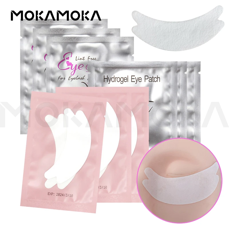 100 Paar/partijen Eye Patches Lash Extension Under Eye Pads Gel Lash Wimper Patches Tip Stickers Pads Voor Wimper Extension Make