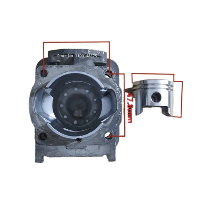 항카이 3.5/3.6마력 선외기의 실린더 헤드 가스켓, 피스톤 링 및 점화 플러그 부품에 적합합니다.