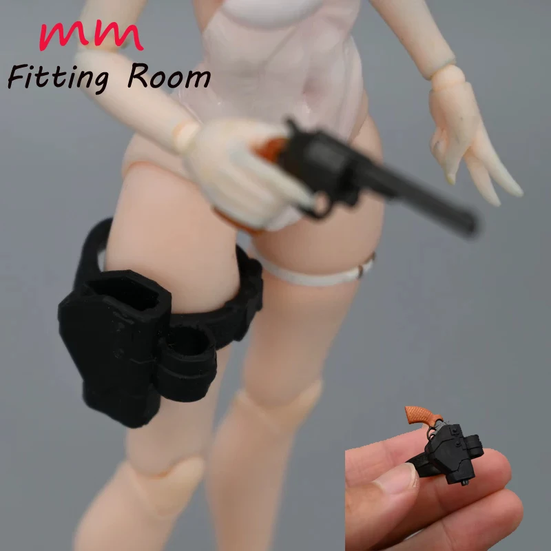 1/12 Scale miniature Tactical ankle quick-draw holster prop toy gun model fit 6'' action figure soldier dolls clothes