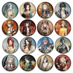 Reverse 1999 Badges Pins Cartoon Game Figure Melania Satsuki Brooch Creative Round Snap-in Brooches for Bag Clothes Accessories