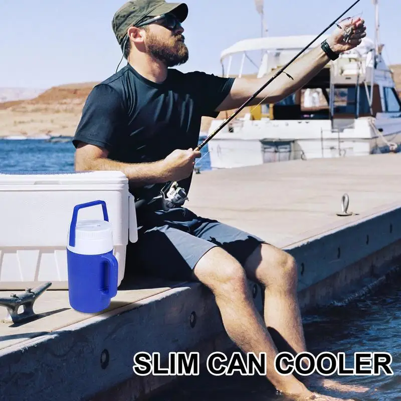 

Portable Water Cooler 2L Insulated Drink Dispenser With Spout Insulated Hydration Bottle For Outdoor Baseball Picnic Camping