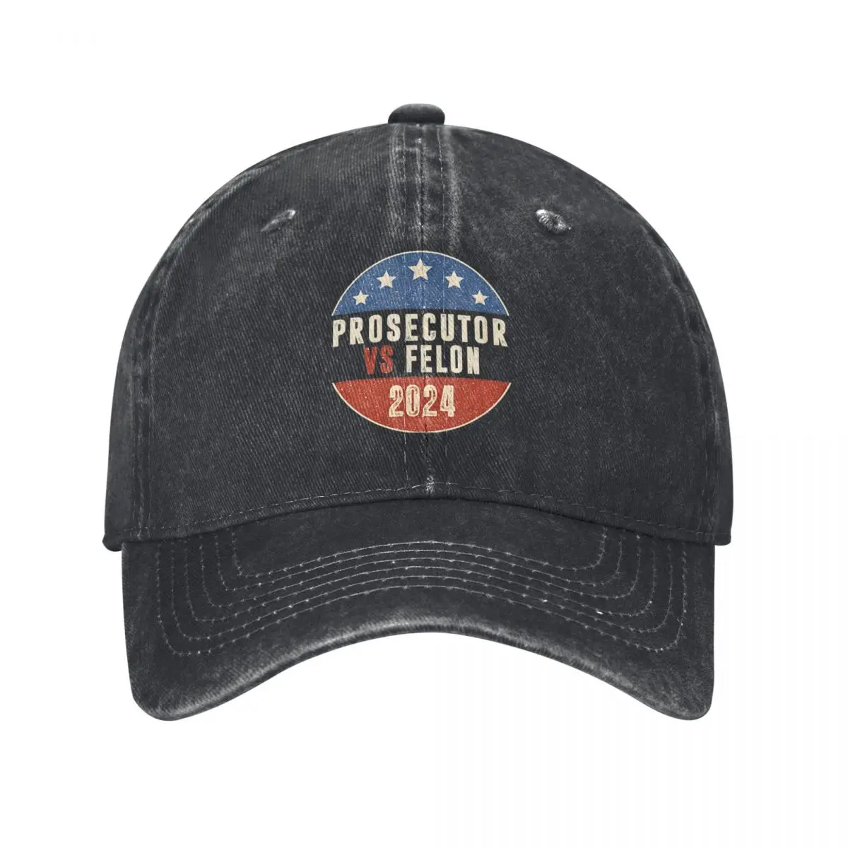 Prosecutor Vs Felon 2024 Vote President Baseball Cap Distressed Voting Election Snapback Hat Outdoor All Seasons Travel Gift Cap