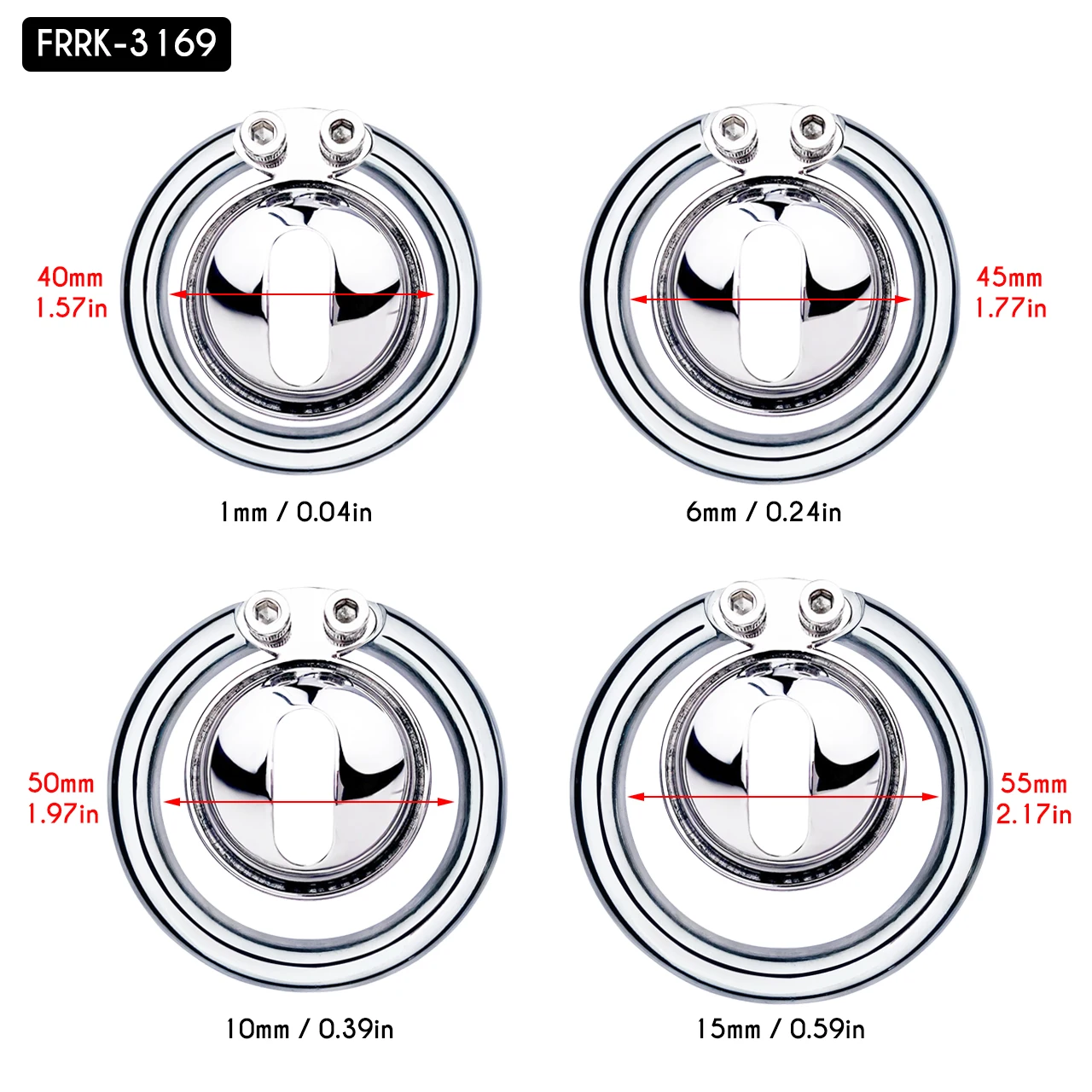 FRRK سلبي ذكر حزام العفة جهاز المسمار عرافة قفل قفص مع حلقة القضيب المستديرة BDSM أدوات الجنس القضيب للرجل Femboy 18 + #3