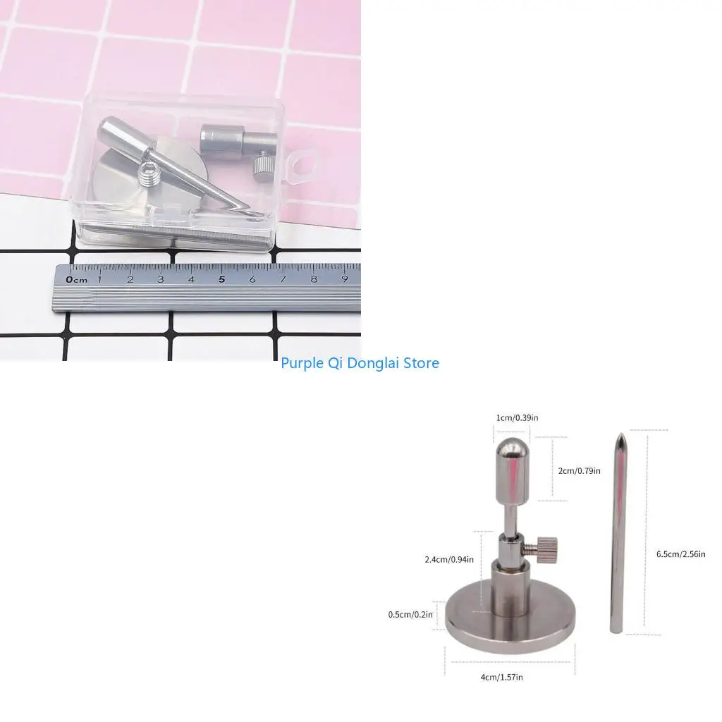 L21E Alloy Baking Stand Soft Pottery Doll Heads Support Workstation Convenient Doll Sculpting Stand for Artists and Hobbyists
