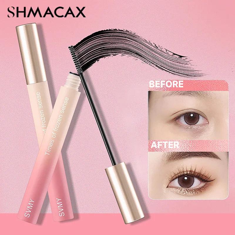 Waterdichte Zwarte Mascara Verlengt Wimpers Verlenging Zwarte Zijde Mascara Niet-Veeg Anti-Zweet Mascara Make-Up Cosmetisch