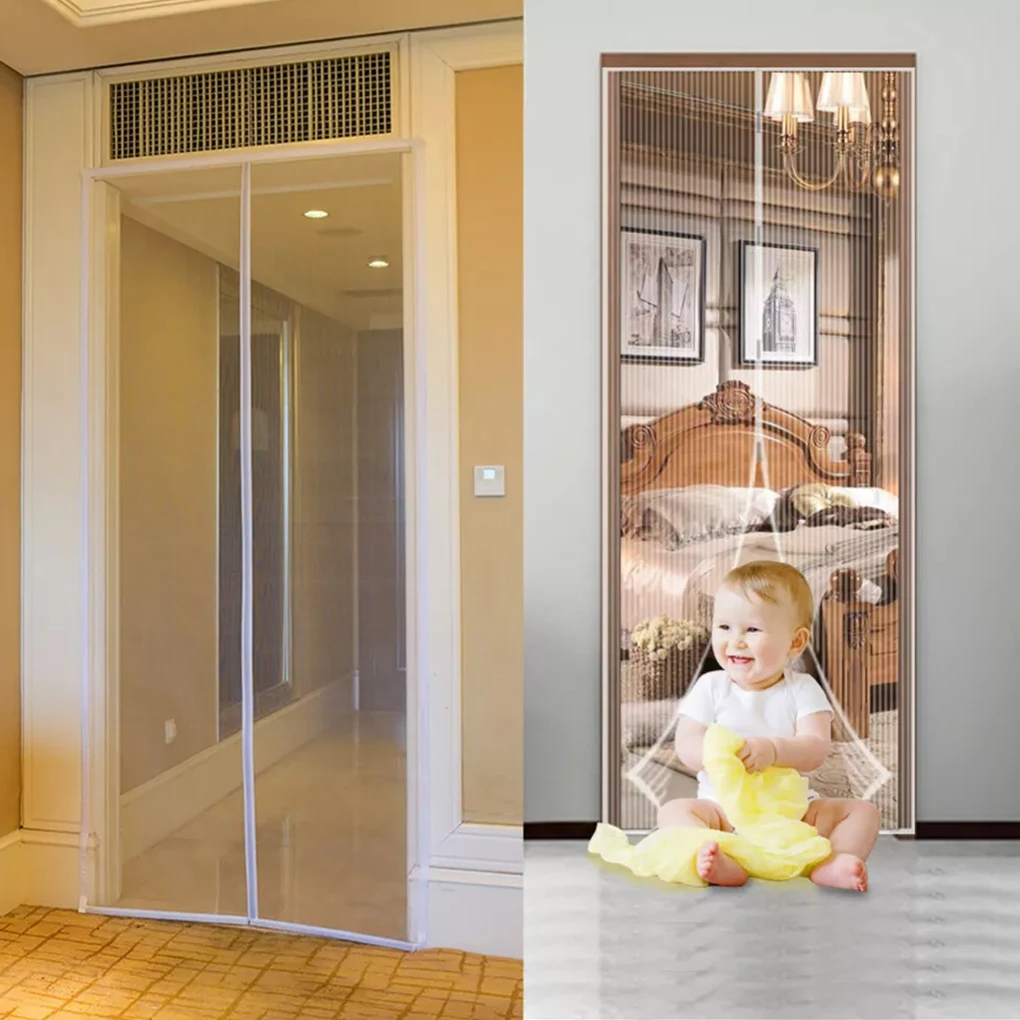 

Anti-mosquito Soft Yarn Door Screen Stylish And Practical Easy Installation Partition Door Screen