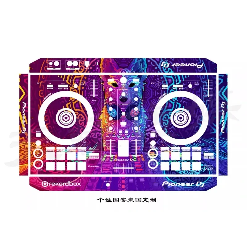 Pioneer DDJ-RB DJ Controller Panel Film. Disc Player Personalized Colorful Sticker, Not An Iron Panel