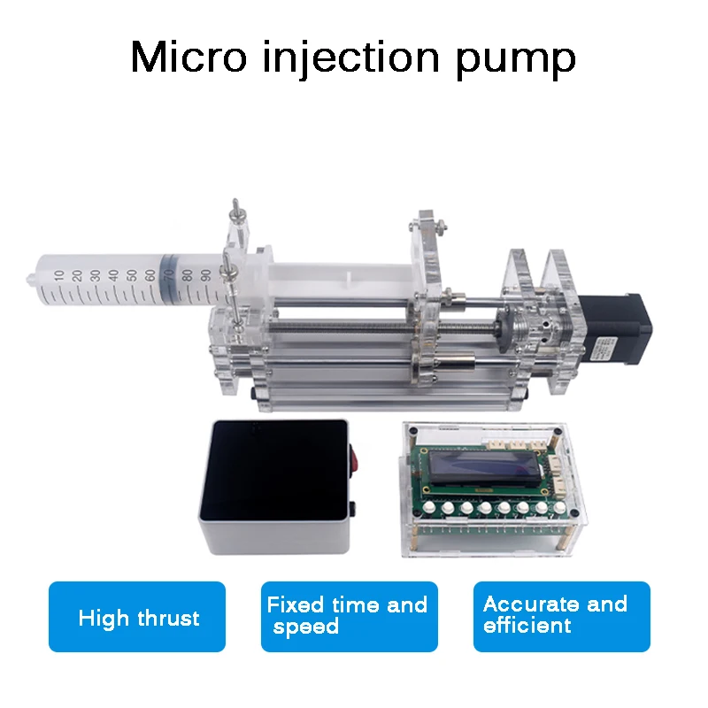 

NEW DC 12V Laboratory Micro Syringe Pump Desktop Precision Electric Injection Pump Propel Pump Liquid Glue Dispenser 1-150ML