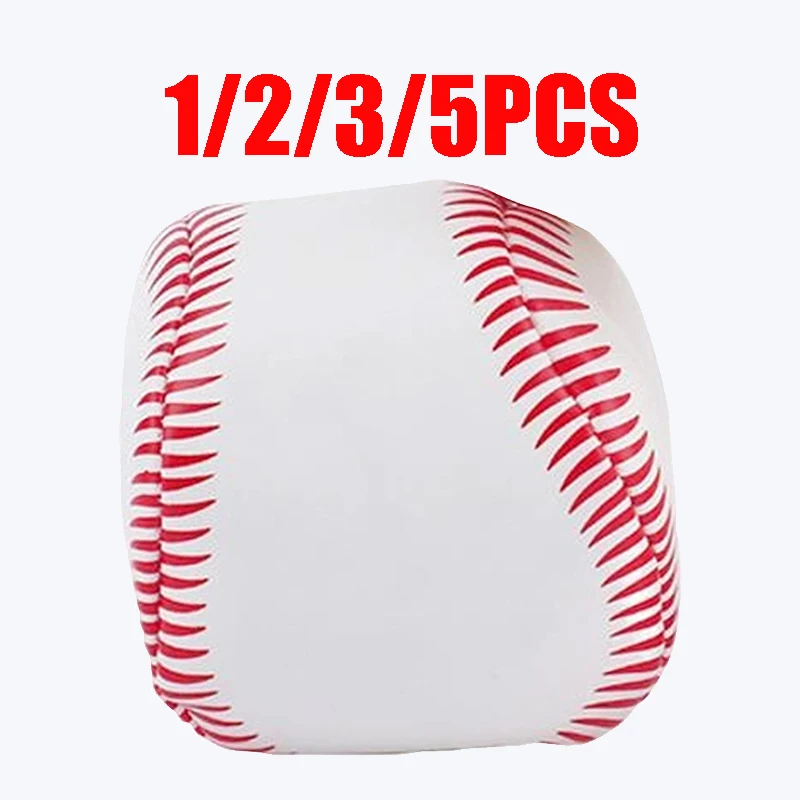 1/2/3/5PCS Handmade Baseball Softball Training Balls Hard Soft Design for Outdoor Practice Team Game Sports Accessory 2026