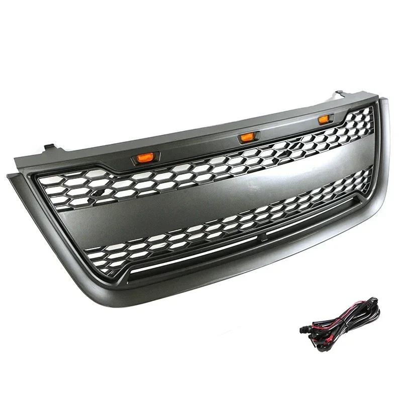 Fit for 2003-2006 Ford Expedition grille with LED lights  2004 2005 Expedition front bumper modification